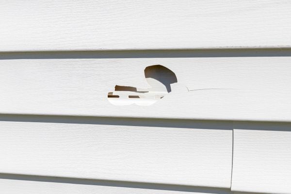 Cost of White Vinyl Siding Repair in Janesville